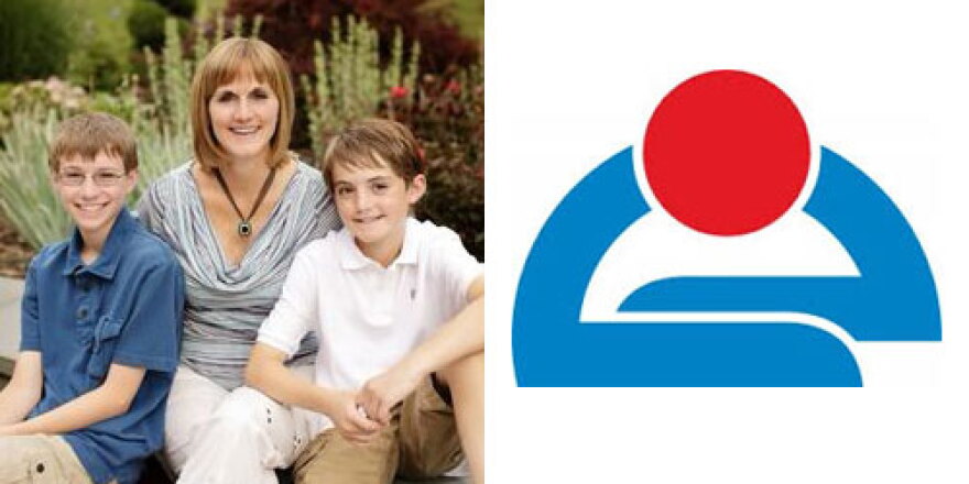 Doreen Perks, Doreen Perks, founder of the Bob Perks Cancer Assistance Fund, with her two sons. 