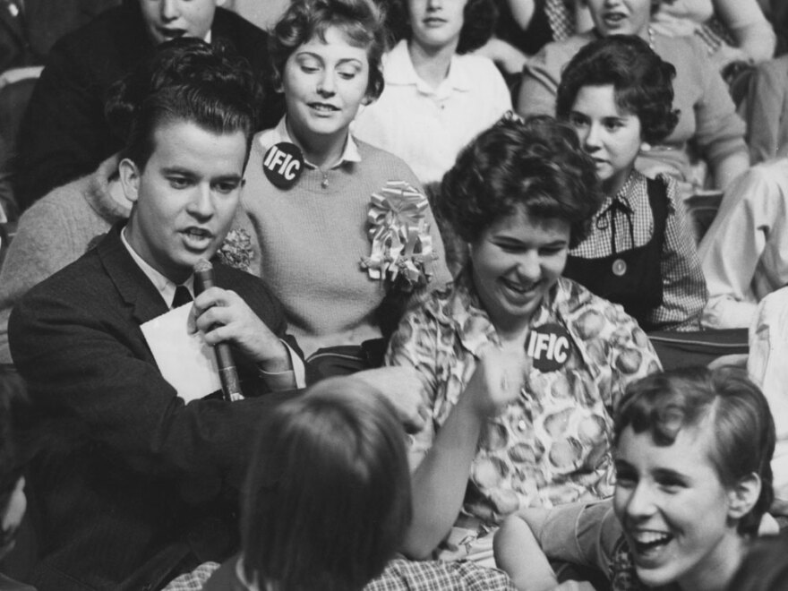 Dick Clark on <em>American Bandstand</em>