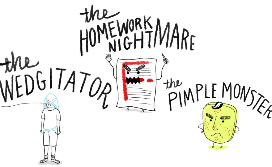 Drawing of monster ideas