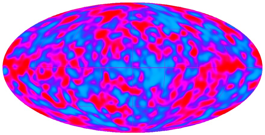 NASA's Cosmic Background Explorer satellite was launched in 1989. COBE showed that the field of background microwaves wasn't entirely even.