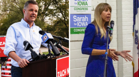 U.S. Rep. Zach Nunn of Ankeny is running for this third term against Democrat Sarah Trone Garriott of West Des Moines.