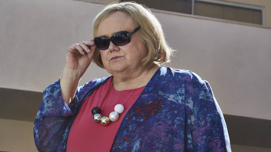 Louie Anderson says he thought of his mom and sisters when selecting clothes for his character Christine Baskets on the FX series <em>Baskets.</em>