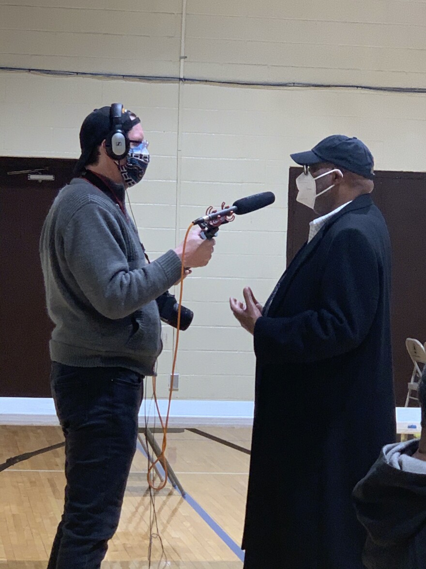 Trey Kay and Rev. James Patterson