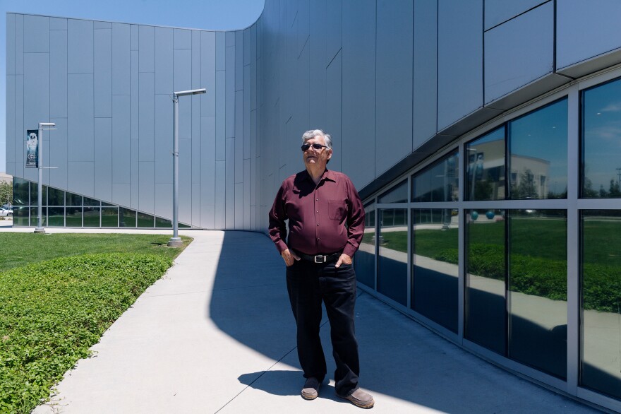 Gerald Blackburn at the Columbia Memorial Space Center in Downey, Calif., on July 2.