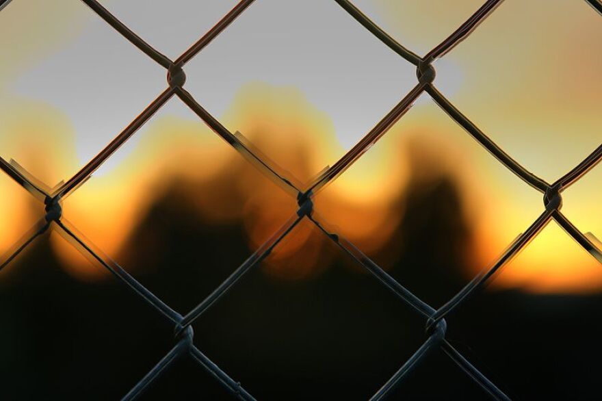 Image of a prison fence