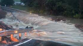 Flooding has made many roads in Cumberland County impassable, including Highway 90 West at Allen’s Creek Bridge.