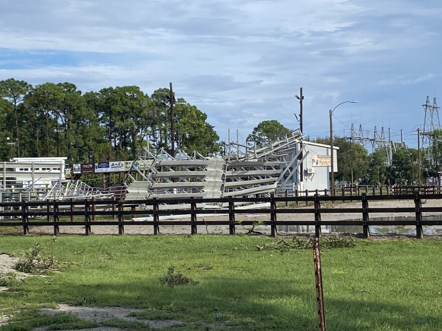 Damage to North Fort Myers rodeo site