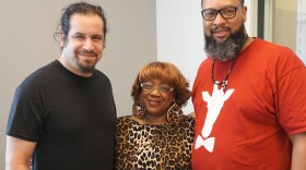 From left, Jeremy Segal-Moss, Renee Smith and Tracy Mitchell are all involved with the Big Muddy Blues Festival slated for this weekend.