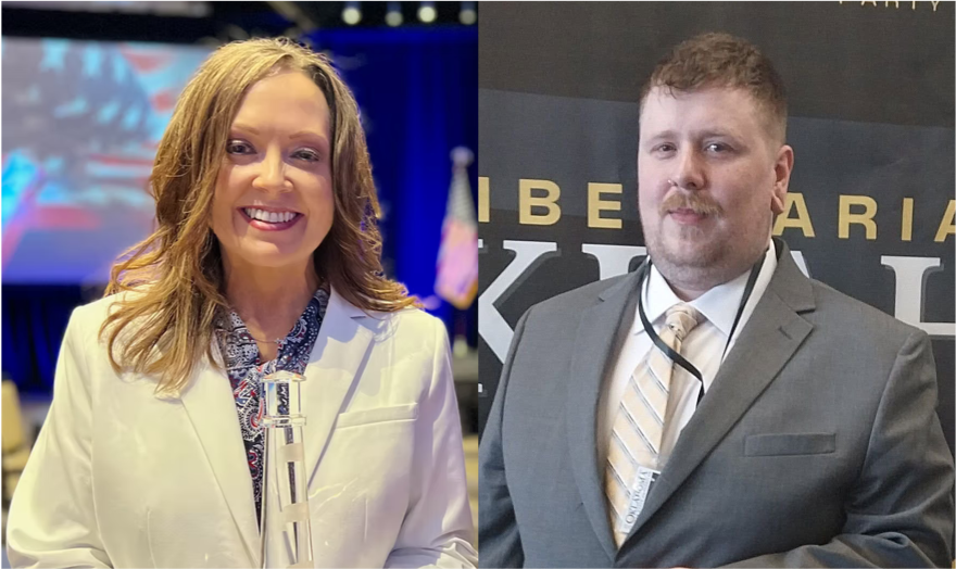 Republican Cindy Byrd and Libertarian Kiefer Perry both hope to be Oklahoma's next treasurer.