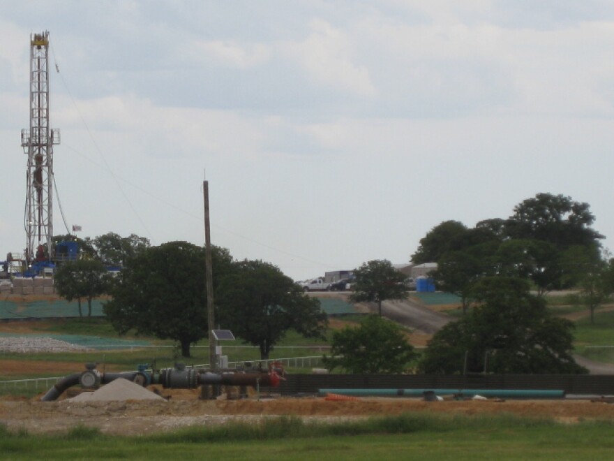 The six month moratorium bans new permits for certain pipelines and centralized collection facilities.