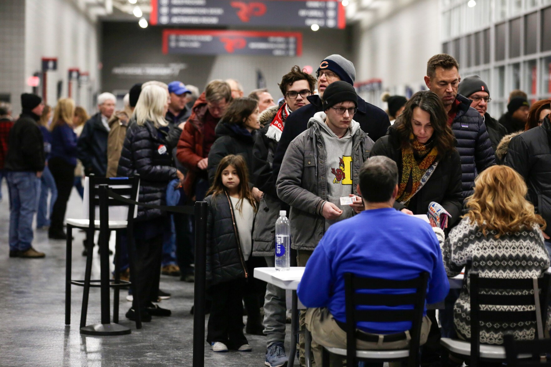 Photos See voters turn out for the Iowa caucuses
