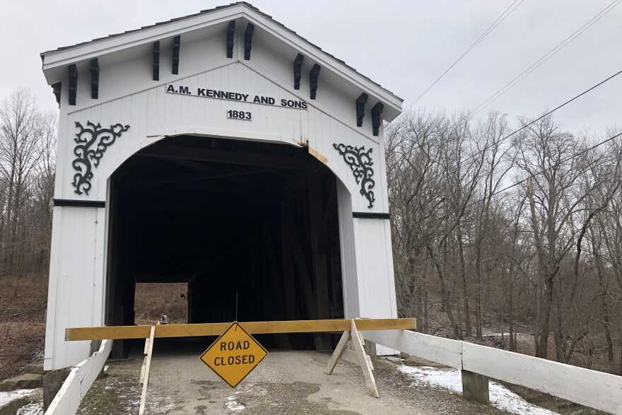 The Richland-Plummer covered bridge in Greene County.