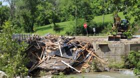 Million Church was swept off its foundation after flashing flooding at the end of June. In the days after, the Kentucky Transportation Cabinet started removing the debris and demolishing what remained standing of the building.