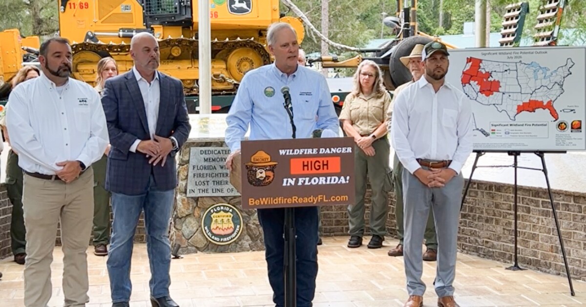 Florida ag commissioner warns ongoing drought could dampen plans for July 4 fireworks