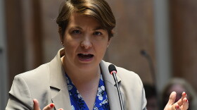 FRANKFORT, March 4, -- Rep. Josie Raymond, D-Louisville, comments on House Bill 8, a tax reform bill, in the House.