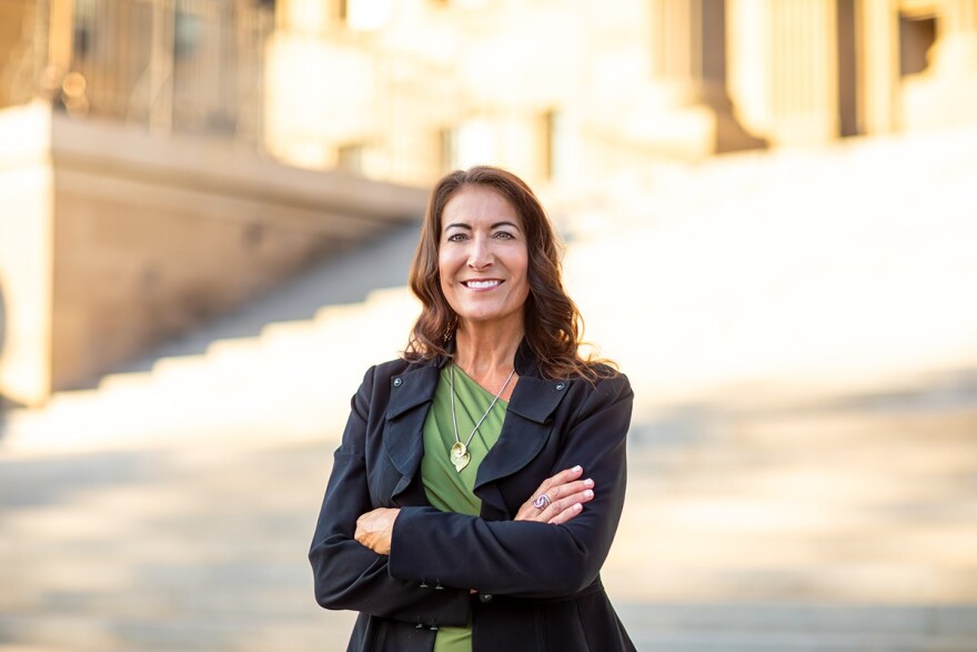 Democrat Terri Pickens is running for governor in the 2026 general election.