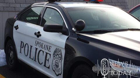 A car from the Spokane Police Department.