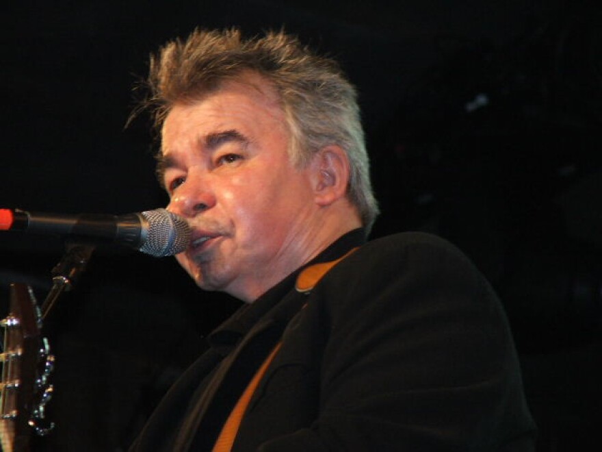 Image of John Prine Singing at MerleFest 2006 in Wilkesboro, NC