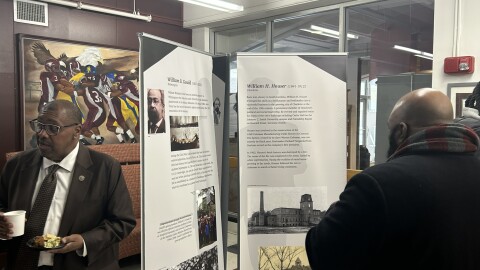 A new Black History Month exhibit created by Preservation North Carolina was presented by the Hayti Promise Community Development Corporation and Preservation Durham at NC Central University. It will be on display through March.