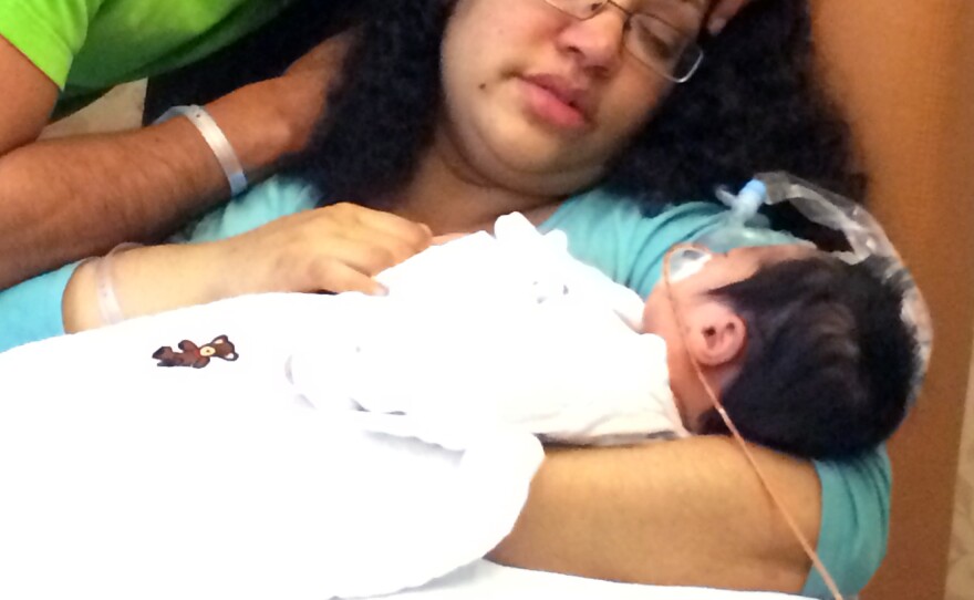 Heather Lavender had a history of troubled pregnancies: several miscarriages and the birth and death of a son at 18 weeks.