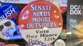 Campaign button from Roy Moore's 2017 race for the U.S. Senate