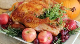 This Oct. 12, 2015, photo shows a roasted Thanksgiving turkey in Concord, N.H. (Matthew Mead/AP)
