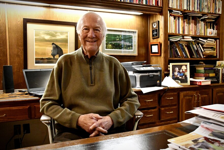 Poet and author David L. Harrison who was named poet laureate for the National Route 66 Centennial Kickoff Celebration in Springfield, Mo. to be held in April 2026.