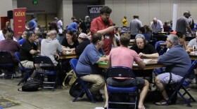 Table top game enthusiasts gather at the Indiana Convention Center.