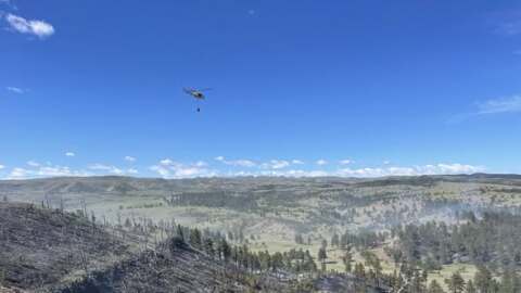 Grey Fire in Sweet Grass County
