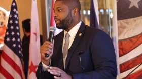 Congressman Byron Donalds at an event April 8, 2025, celebrating heroic veterans across a Southwest Florida community. He is running for Florida governor in 2026.