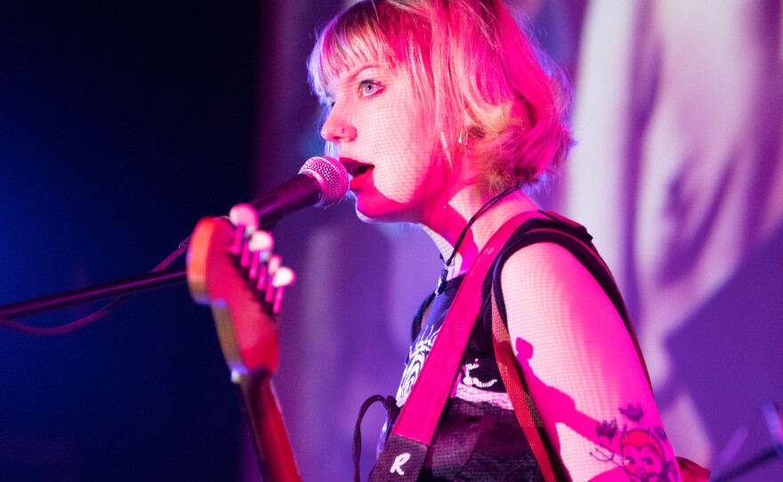 Bomb Bunny performs at IndieCraft on Friday, May 19, 2023 in Springfield, Ohio (Ruthie Herman for WYSO)