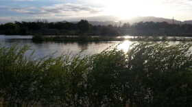 A view of the Rio Grande from El Paso, Texas near the New Mexico border