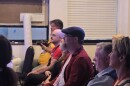 The audience participating in making noises for Percolate - Creative Moves.