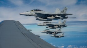 Bamboo Eagle tests the ability to deploy rapidly, maneuver the Joint Force and allies at speed, scale and mass, and deliver cross-functional and lethal combat capabilities on Feb. 12, 2025. (U.S. Air Force photo by 2nd Lt. Alexis Kula)