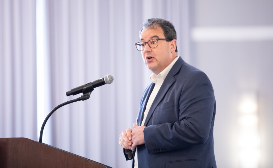 WHQR hosts their annual fundraising luncheon with guest speaker Leila Fadel, host of NPR’s Morning Edition, at Hotel Ballast in Wilmington on May 22, 2025.