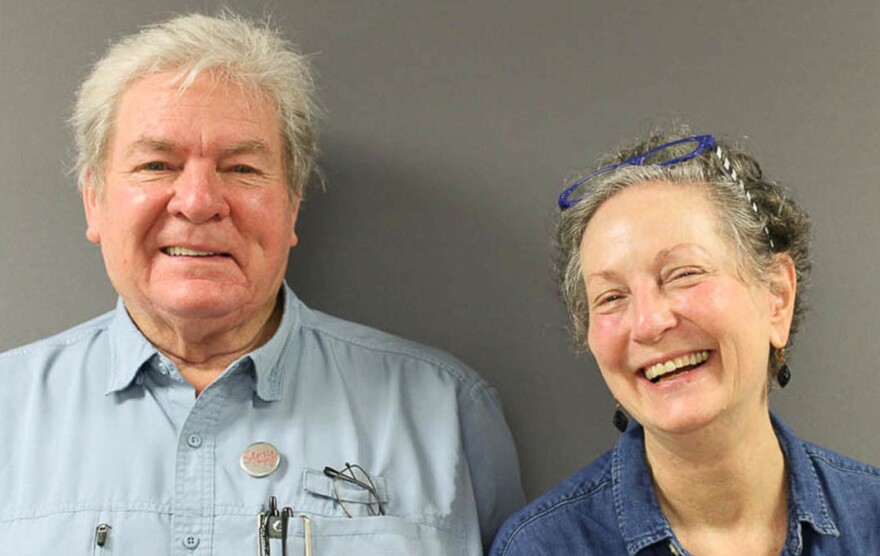 Bobby Huber and his sister, Fritzi Huber at a StoryCorps interview in Wilmington, N.C., in September.