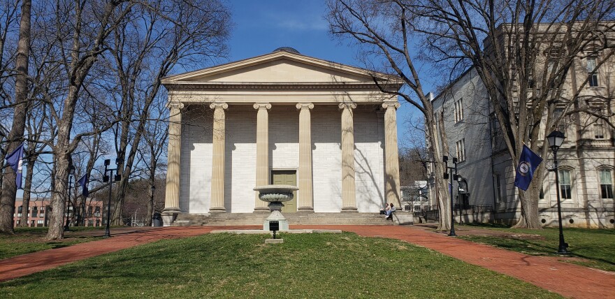 The Old Kentucky Capitol building in downtown Frankfort.