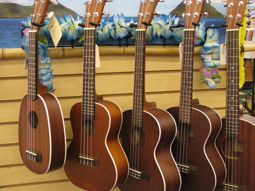 Ukuleles available at Hoover Music Company located on 440 S. Jefferson, Springfield MO 65806./Credit: Amber Carr