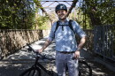 Bike commuter Bryan Bennion on his way to work on the Boise River Greenbelt. He says he's saved a lot of money in recent years by biking instead of driving.