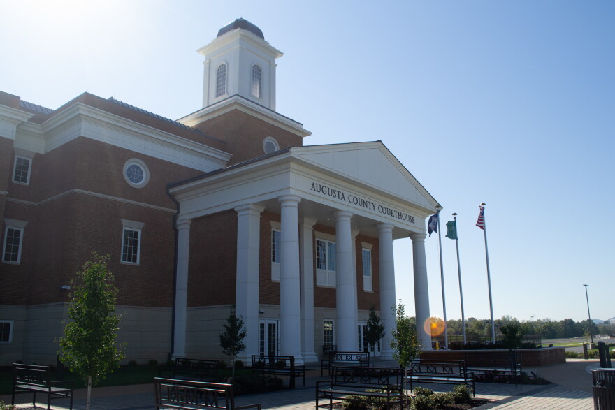 The trial is being held in the Augusta County Circuit Court in Verona. Proceedings are set to resume Wednesday morning with opening statements.
