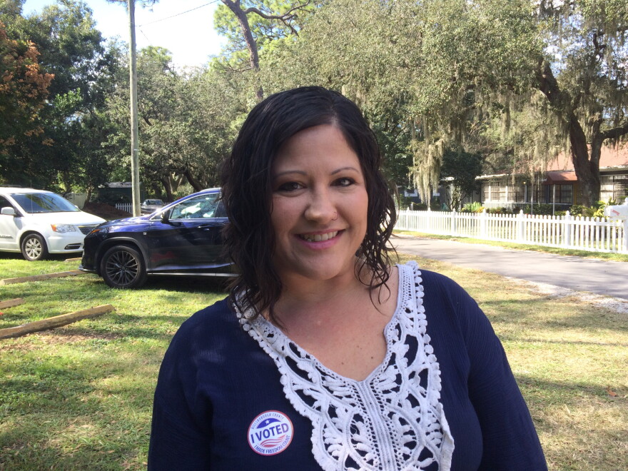 Temple Terrace voter Jackie Crumpton
