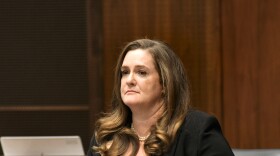 Arizona Rep. Liz Harris Tuesday on the House floor following the release of the Ethics Committee report saying she violated a House rule.