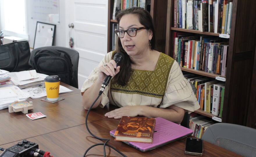 Sarah Zenaida Gould is the executive director of San Antonio's Mexican American Civil Rights Institute.