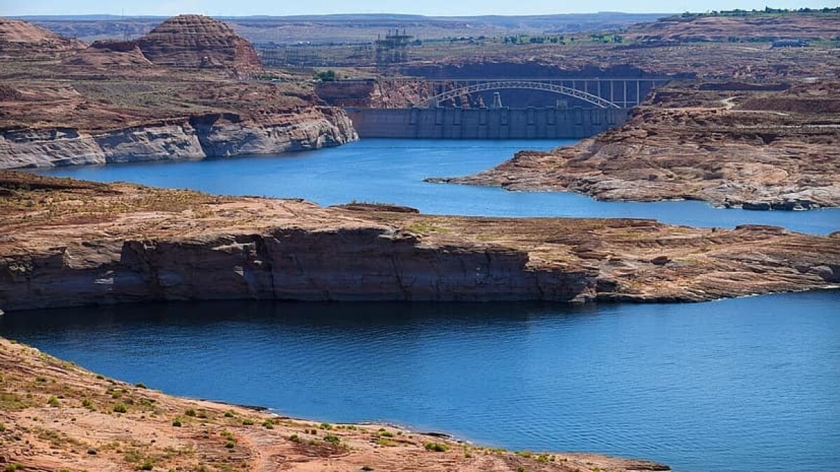 glen canyon dam map