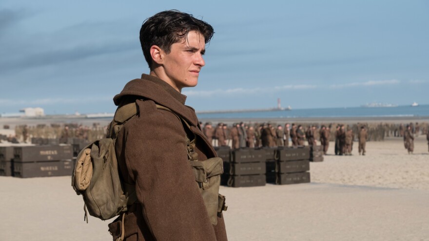 Fionn Whitehead plays World War II soldier Tommy in Christopher Nolan's epic <em>Dunkirk</em>.