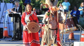 The Havasupai Guardians of the Grand Canyon performance on June 22, 2019 at the Grand Canyon Music Festival. (Courtesy of Clare Hoffman)