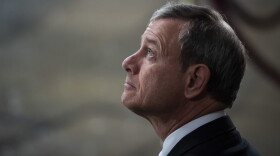 U.S. Supreme Court Chief Justice John G. Roberts, Jr. waits for the arrival of former U.S. President George H.W. Bush at the U.S Capitol Rotunda on December 03, 2018 in Washington, D.C. (Jabin Botsford - Pool/Getty Images)