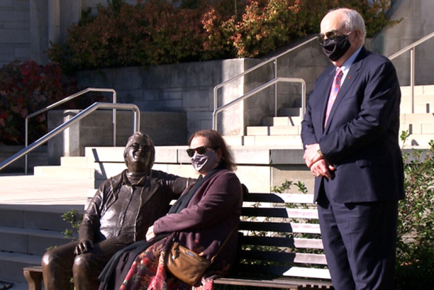 Statue dedication of Elinor Ostrom