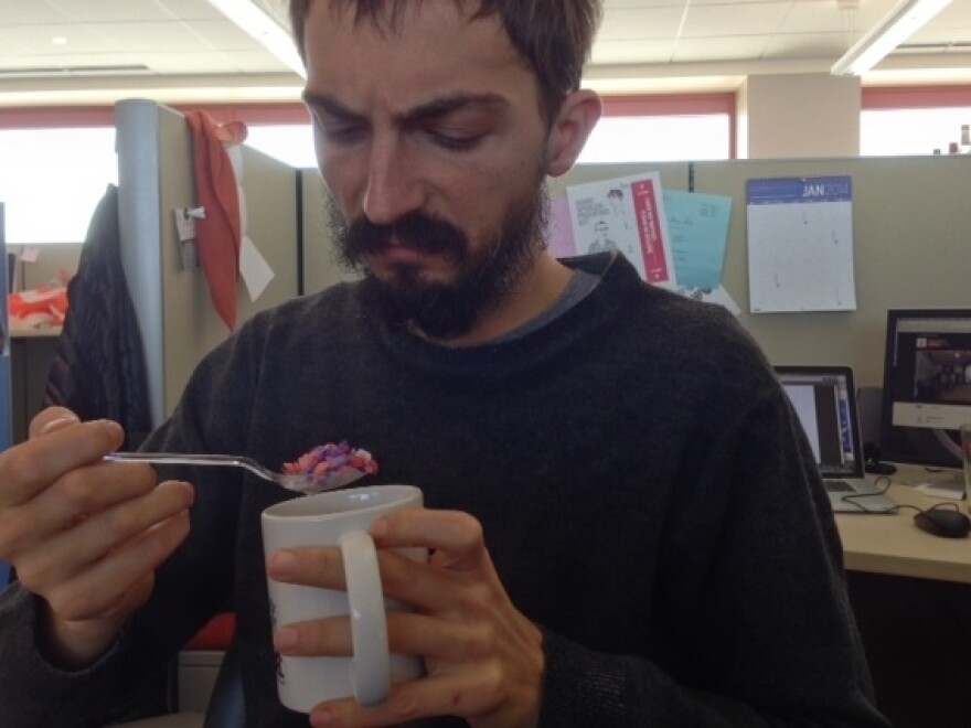 Ian is suspicious of any weaponized cereal.