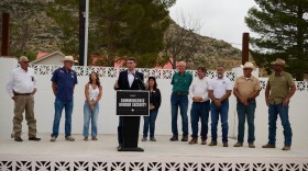 Democratic U.S. Senate candidate James Talarico visited Sanderson, Texas, to discuss border security on Monday.